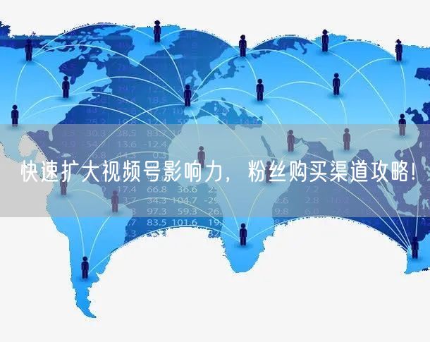 快速扩大视频号影响力,粉丝购买渠道攻略!