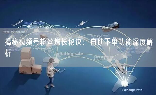 揭秘视频号粉丝增长秘诀:自助下单功能深度解析