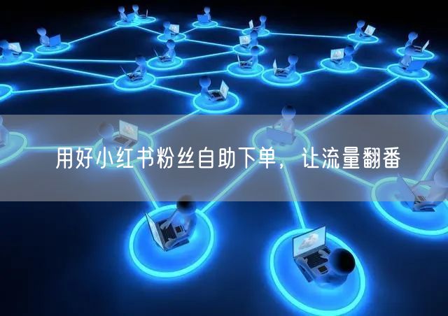 用好小红书粉丝自助下单,让流量翻番