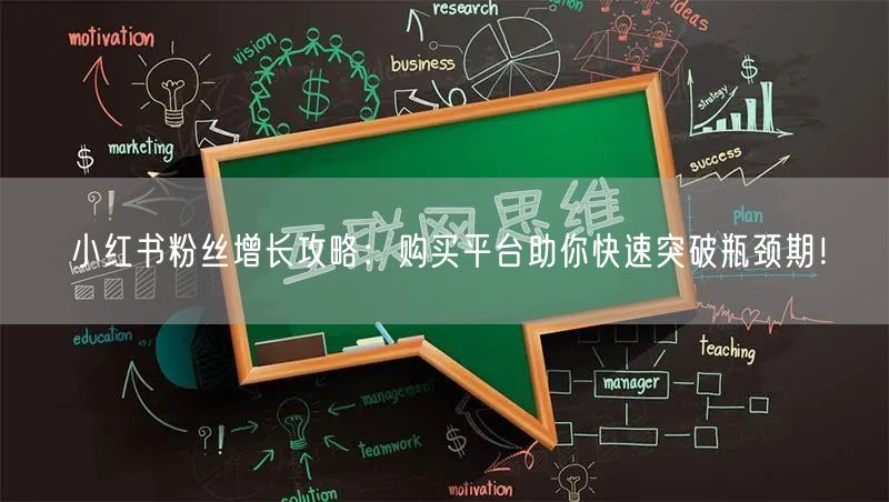 小红书粉丝增长攻略：购买平台助你快速突破瓶颈期！