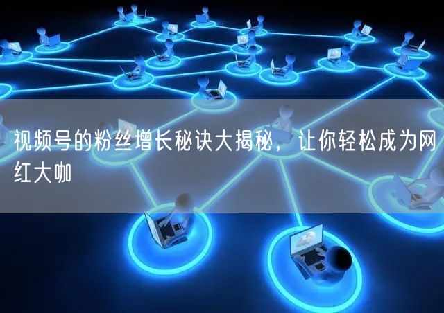 视频号的粉丝增长秘诀大揭秘，让你轻松成为网红大咖