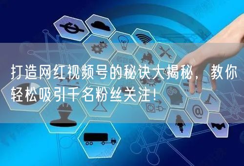 打造网红视频号的秘诀大揭秘,教你轻松吸引千名粉丝关注!